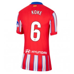 Dámské fotbalový oblečení Atletico Madrid Koke #6 Domácí košile 2024-25 Krátkým Rukávem